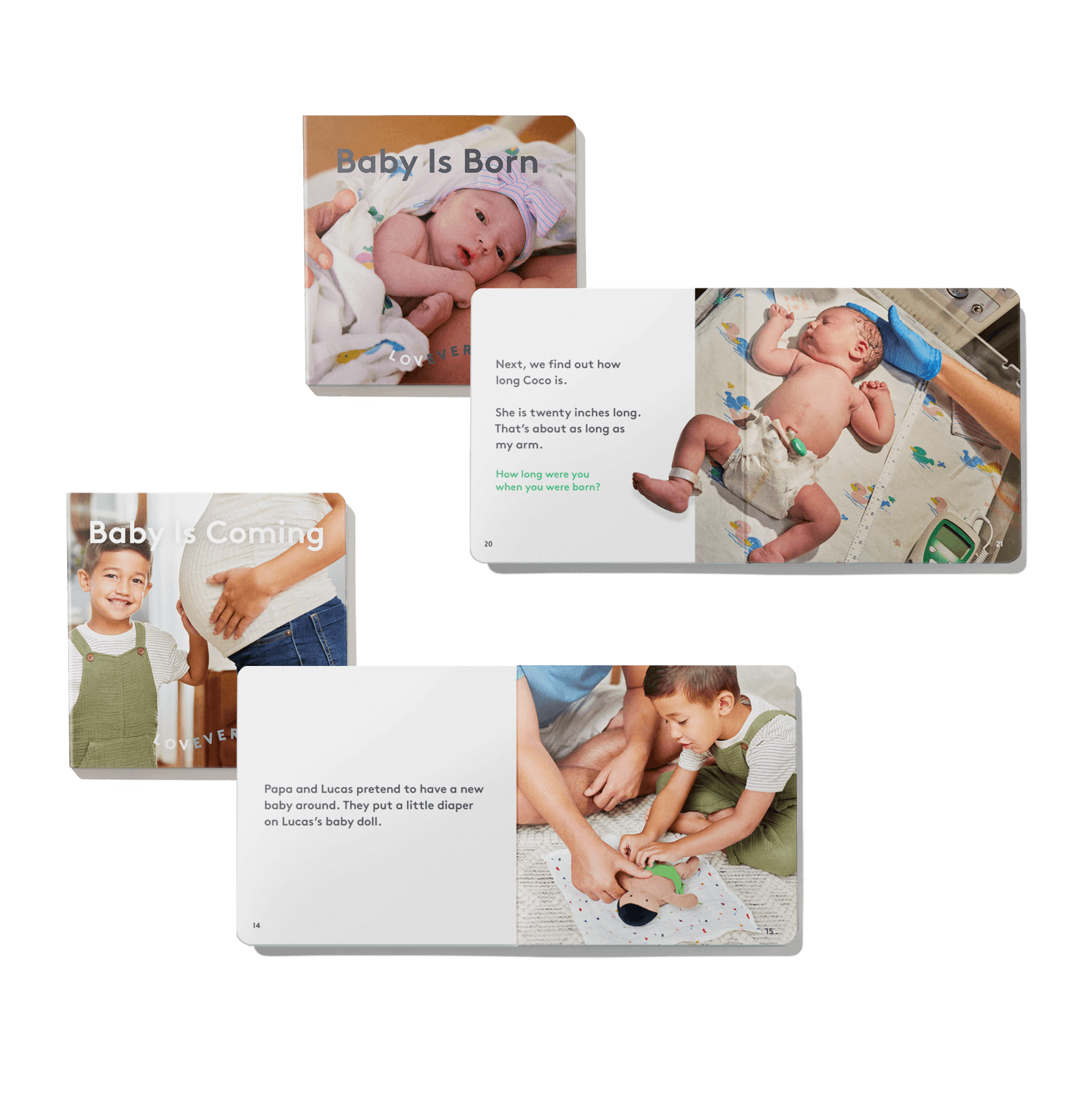 Baby is Born board book by Lovevery